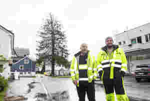 Julegrana på Sjøholt skal fellast