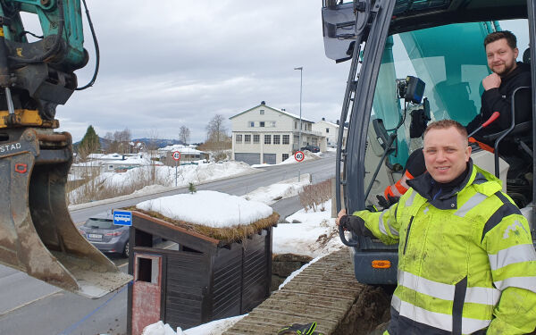 - Snø skapar ufordringar