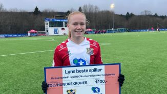 Solveig briljerer for Lyn, vart banens beste