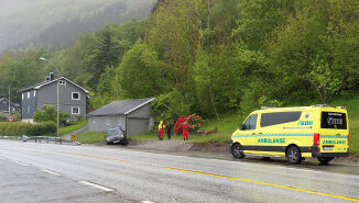 Trafikkulykke på Sjøholt