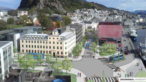 Viktige framsteg i byutviklingsprosjektet i Ålesund
