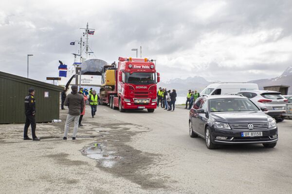 Vindkraftutstyret fekk køyre uhindra i land