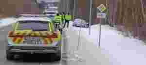 Fire i trafikkulukke på Vestnes