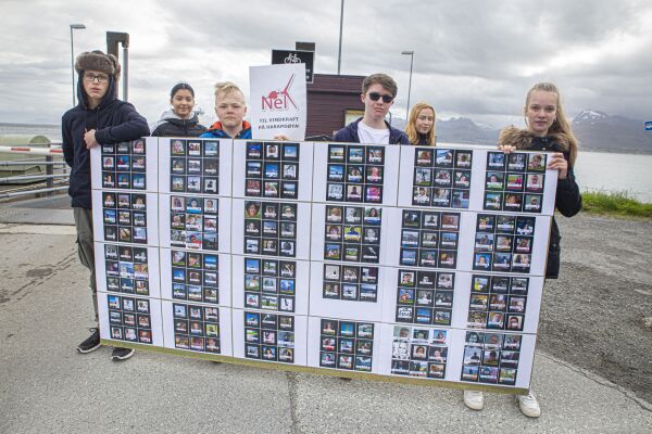 Elevar søkte seg fri for å demonstrere mot vindkraft
