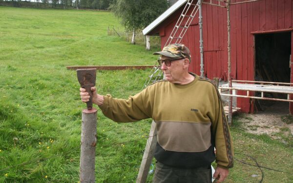 Gammal ambolt dukka opp i Skorgen
