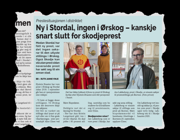 Fortset som skodjeprest