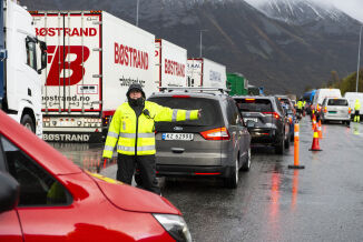 Stor trafikkontroll på Ørskogfjellet fredag