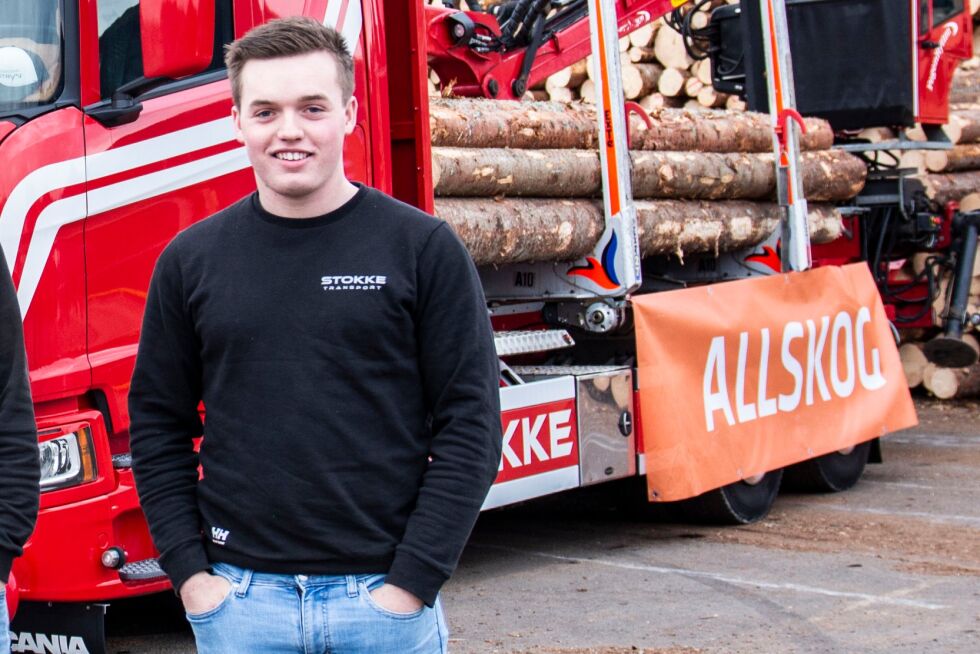 Ole Martin (19) køyrer 50 tonn på smale vegar