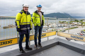 Bygget tek form - fleire leilegheiter er selde