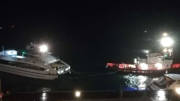 Skipper Williksen berga hurtigbåten  ”MS ”Jektøy” i siste liten