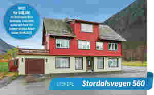 Dette huset gjekk for 540.000,-