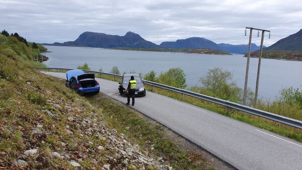 Bilulukke med store materielle skadar