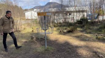 Slik går det med diskgolfbana på Eidet