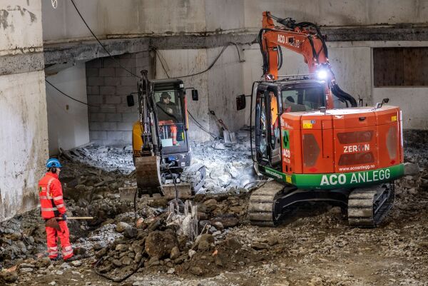 ACO Anlegg med helelektrisk anleggsprosjekt