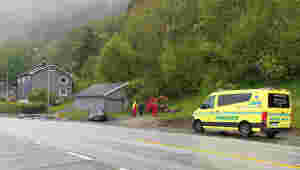 Trafikkulykke på Sjøholt