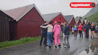 Så vidt at bålet tok fyr