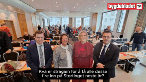 Slik vil Frp få tre frå vårt fylke til Stortinget