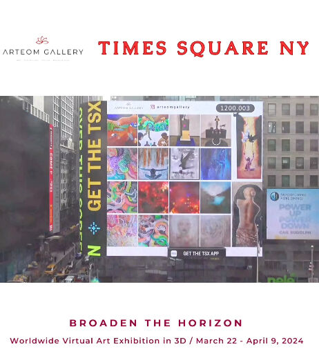 Kunstnar på Times Square