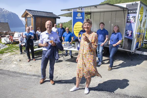 Ein milepæl: Dyrkornbygda har fått fiber