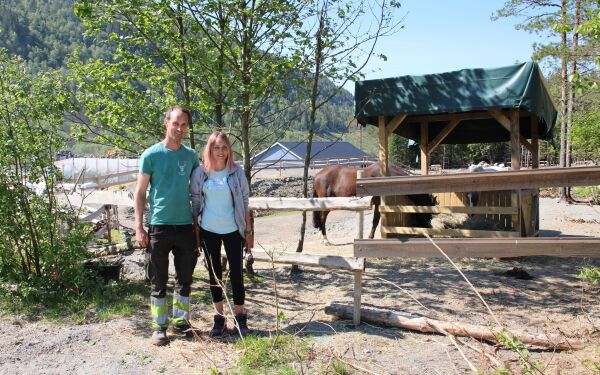 Kjøpte 45 mål skog og bygde seg ein gard