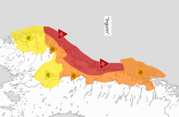 Dette seier Meteorologisk institutt om "Ingunn"