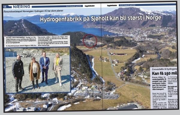 Støtte-nei til hydrogenfabrikk