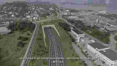 Slik blir nye E136 Breivika - Ålesund sentrum