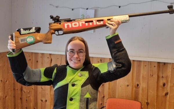 Karoline Hansen beste kvinnelige feltskytter!