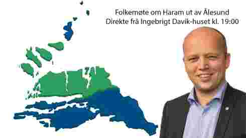 Direkte: Finansminister Vedum på folkemøte i Brattvåg
