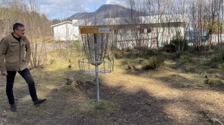 Slik går det med diskgolfbana på Eidet