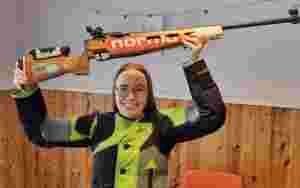 Karoline Hansen beste kvinnelige feltskytter!
