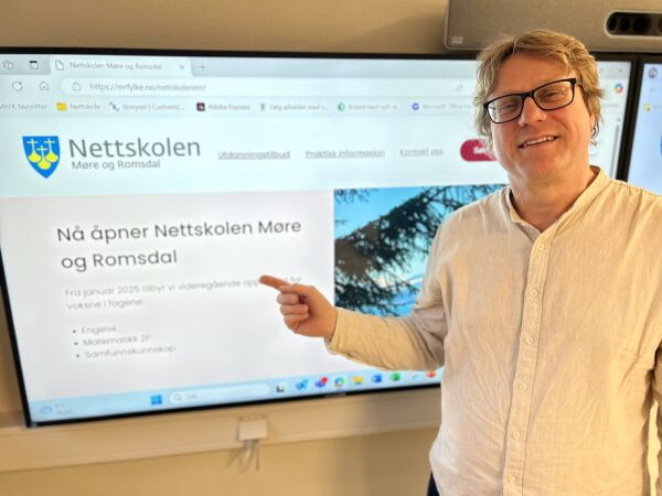 Ny vidaregåande skole på nett