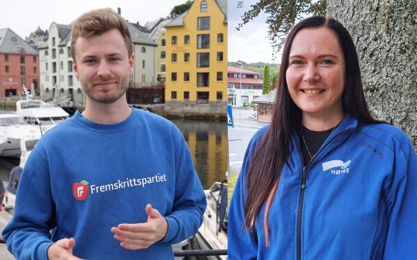 Her er ordførar og varordførar i Ålesund