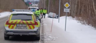 Fire i trafikkulukke på Vestnes