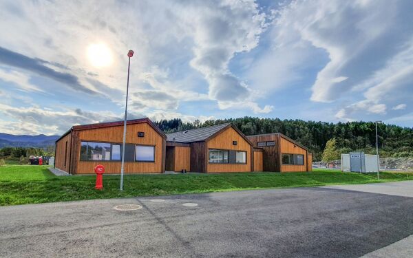 Bygginga av nye bustader i Vallegrenda tek form