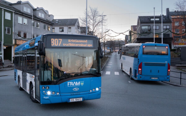 Aukar billettprisane for buss frå nyttår