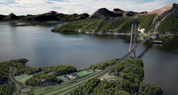 Fleirtal for Romsdalsaksen som fjordkryssing
