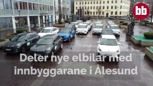 VIDEO: Ålesund deler elbilar med innbyggarane