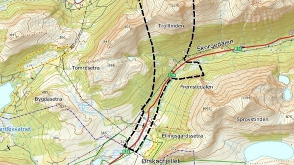 Ønsker tunnel Ørskogfjellet - Vik