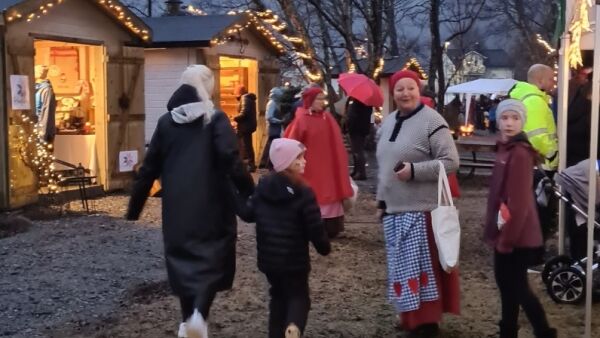 Høgtideleg opning av julegate