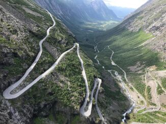 Slik startar arbeidet på Trollstigen