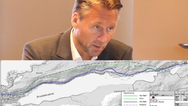 Ny vegtrasé gjennom Brusdalen på møte i dag