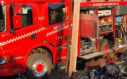 Rykte ut til bål ved skuleinngang